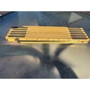 Craftsman 3931 Vintage 6 Ft Wood Folding Extension Rule Carpenter Measuring Tool